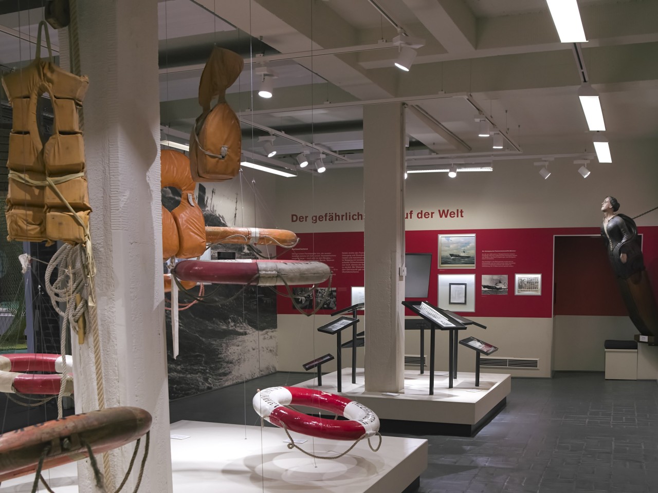 Blick in die Abteilung "In Seenot"